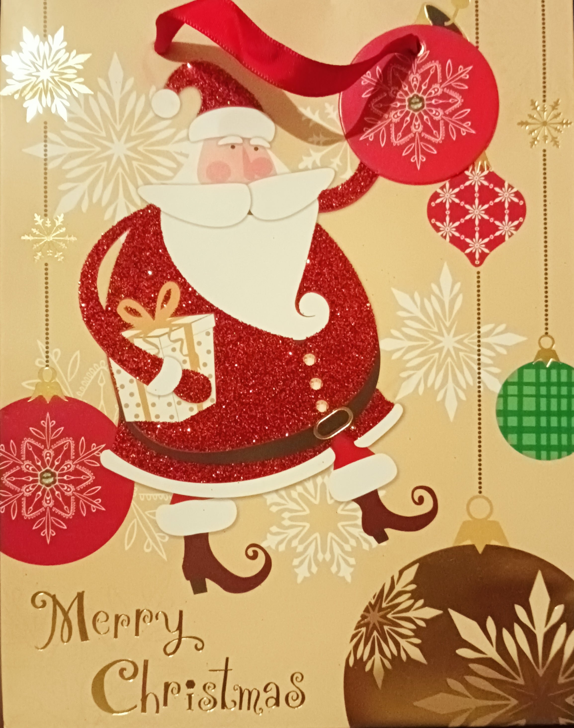 Shopper 18x23x10 cm "Merry Christmas"