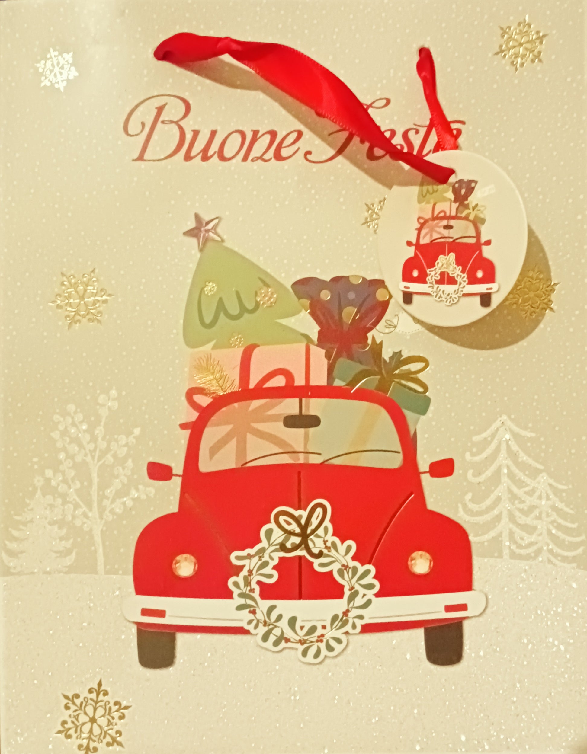 Shopper 18x23x10 cm "Merry Christmas"