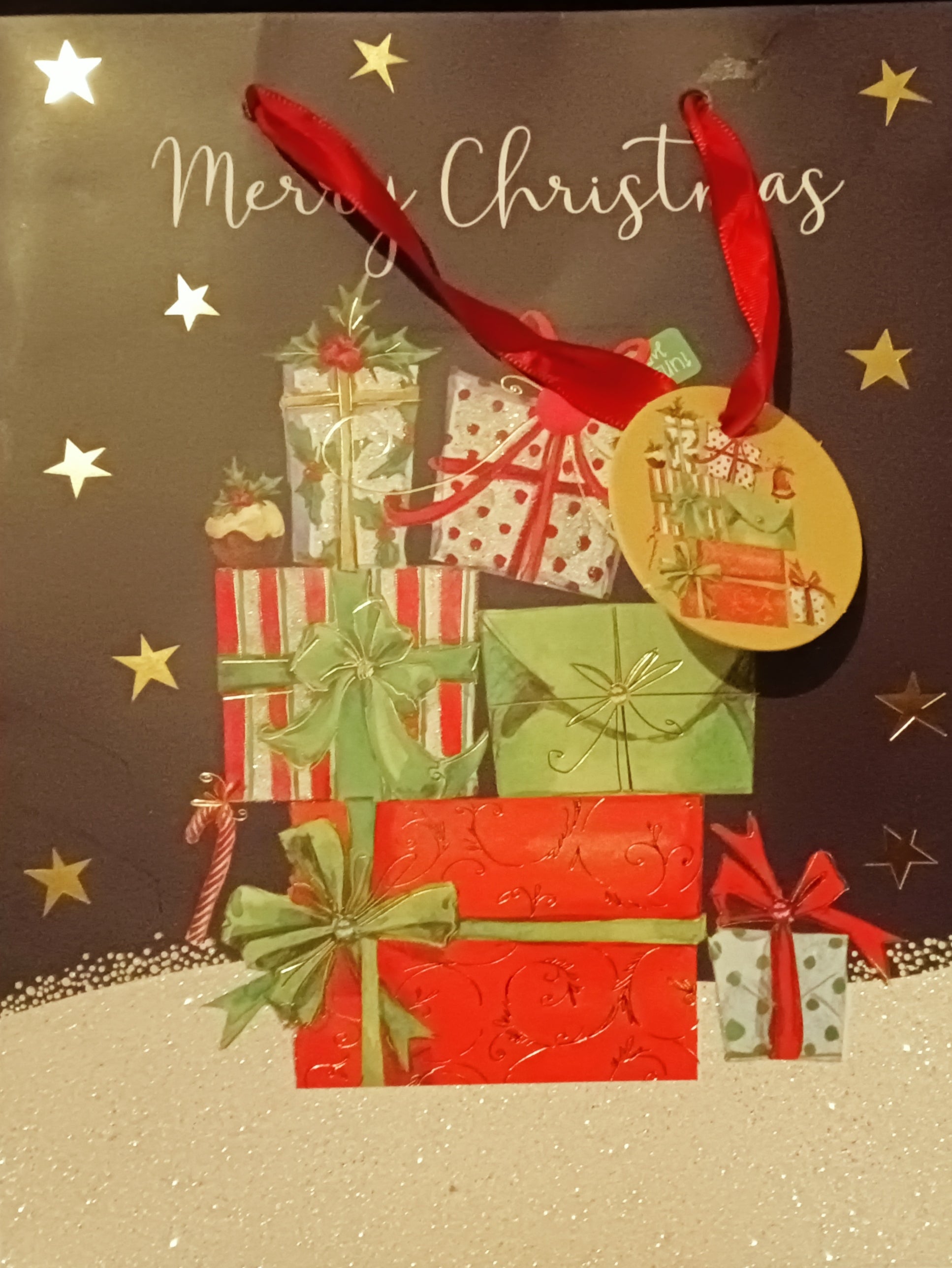 Shopper 18x23x10 cm "Merry Christmas"