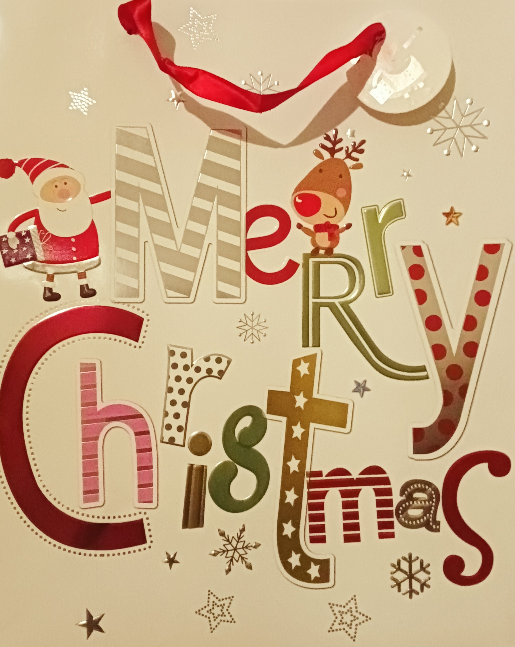 Shopper 26x32,4x12,7 cm "Merry Christmas"